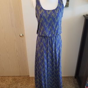 Colbalt blue maxi dress